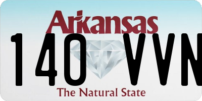 AR license plate 140VVN