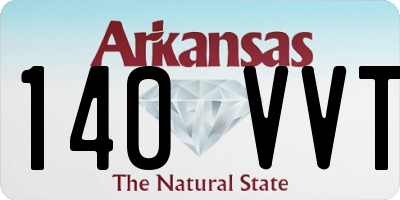 AR license plate 140VVT