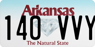 AR license plate 140VVY
