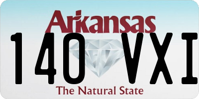 AR license plate 140VXI
