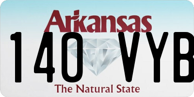 AR license plate 140VYB