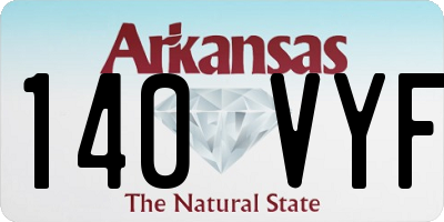 AR license plate 140VYF