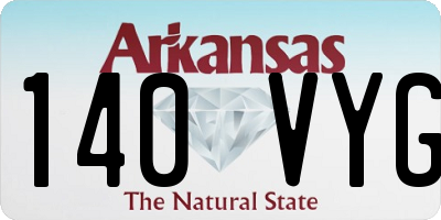 AR license plate 140VYG