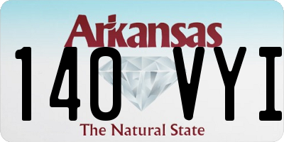 AR license plate 140VYI