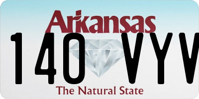 AR license plate 140VYV