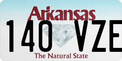 AR license plate 140VZE