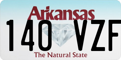 AR license plate 140VZF