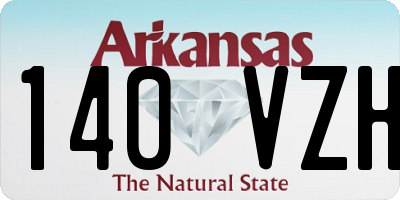 AR license plate 140VZH