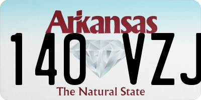 AR license plate 140VZJ