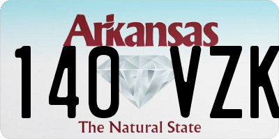 AR license plate 140VZK