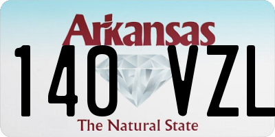 AR license plate 140VZL
