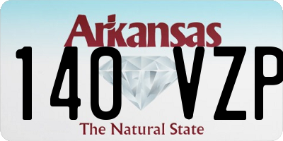 AR license plate 140VZP