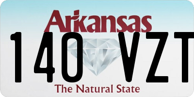 AR license plate 140VZT