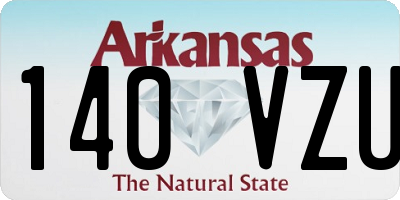 AR license plate 140VZU