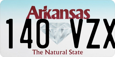 AR license plate 140VZX