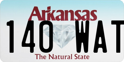AR license plate 140WAT