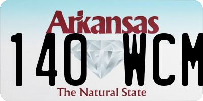 AR license plate 140WCM