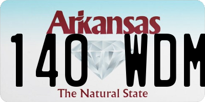 AR license plate 140WDM