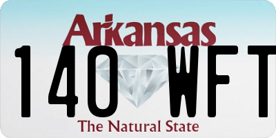AR license plate 140WFT