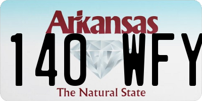 AR license plate 140WFY