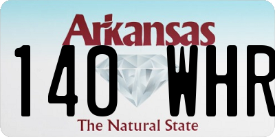 AR license plate 140WHR