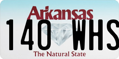 AR license plate 140WHS