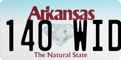 AR license plate 140WID