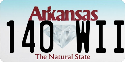 AR license plate 140WII