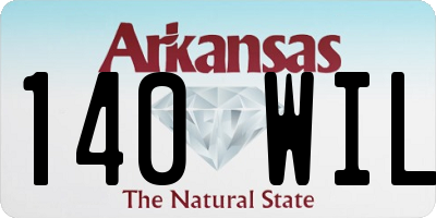 AR license plate 140WIL