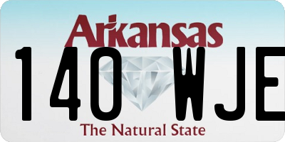 AR license plate 140WJE