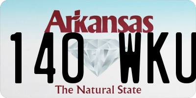 AR license plate 140WKU
