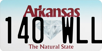 AR license plate 140WLL