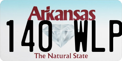 AR license plate 140WLP