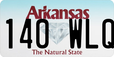 AR license plate 140WLQ