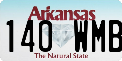 AR license plate 140WMB