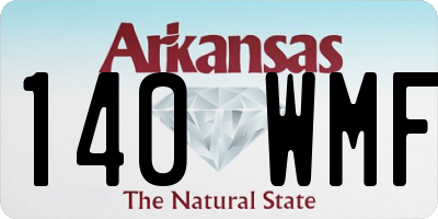 AR license plate 140WMF