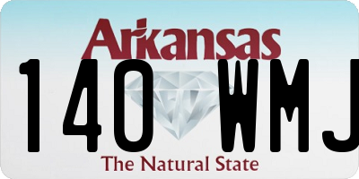 AR license plate 140WMJ