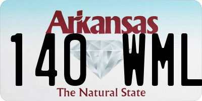 AR license plate 140WML