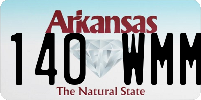 AR license plate 140WMM