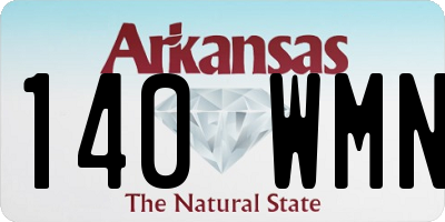 AR license plate 140WMN