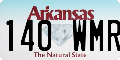 AR license plate 140WMR