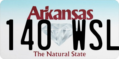 AR license plate 140WSL