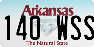 AR license plate 140WSS