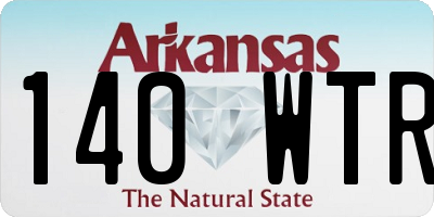 AR license plate 140WTR