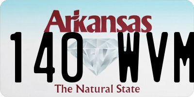 AR license plate 140WVM