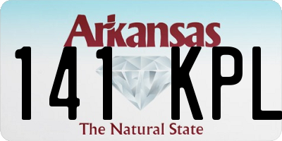 AR license plate 141KPL