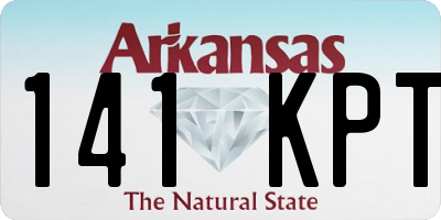 AR license plate 141KPT