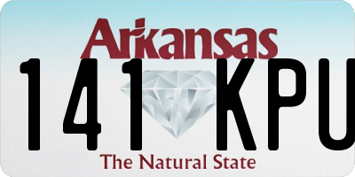 AR license plate 141KPU