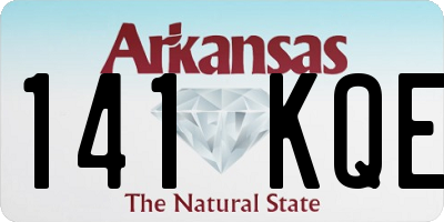 AR license plate 141KQE