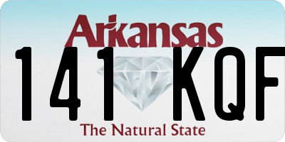 AR license plate 141KQF